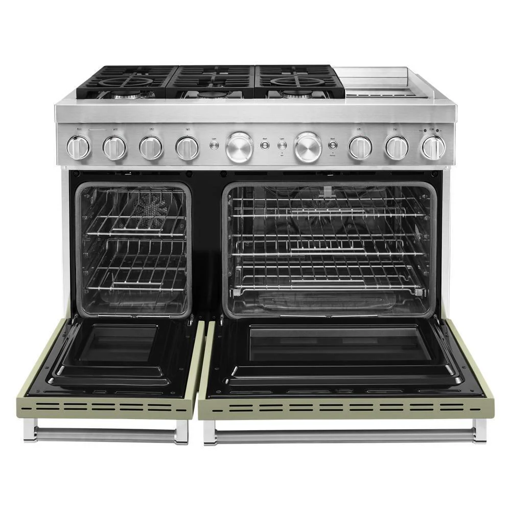 KFDC558JAV KitchenAid® 48'' Smart Commercial-Style Dual Fuel Range with Griddle - Image 8