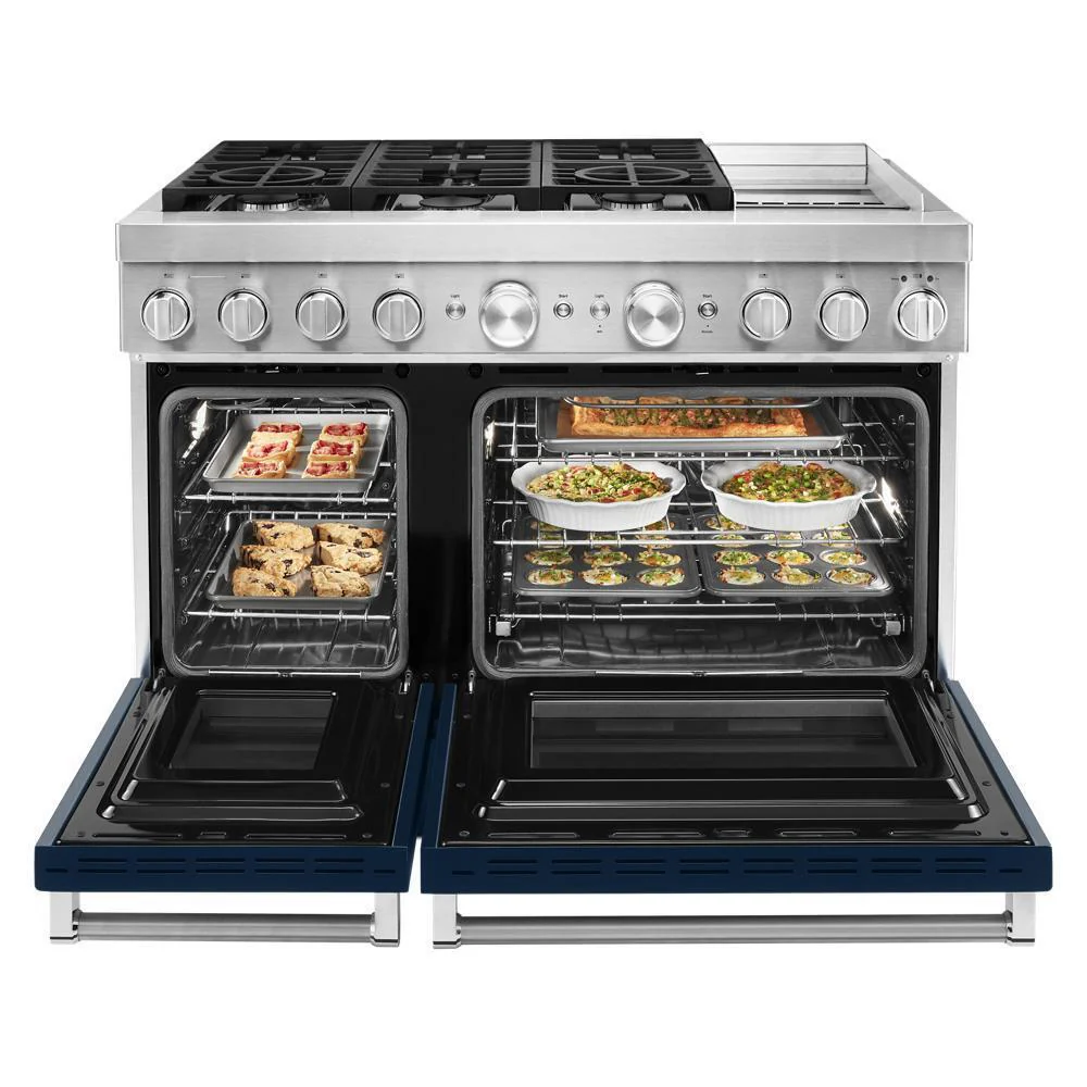 KFDC558JIB KitchenAid® 48'' Smart Commercial-Style Dual Fuel Range with Griddle - Image 10