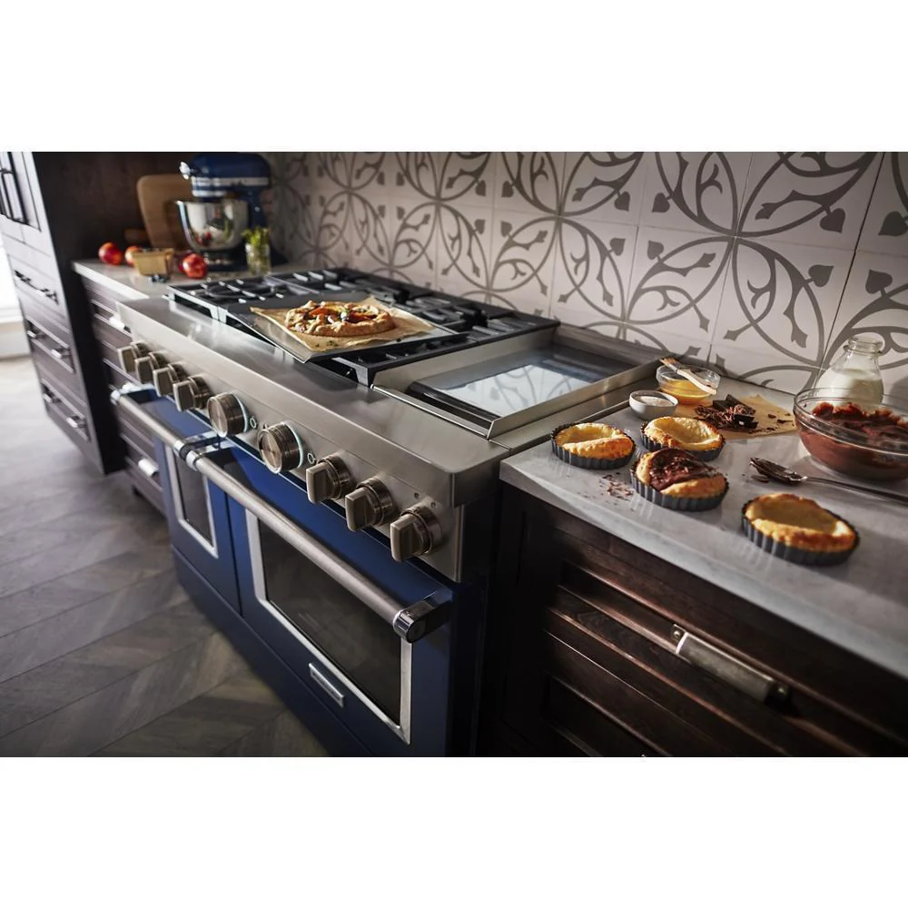 KFDC558JIB KitchenAid® 48'' Smart Commercial-Style Dual Fuel Range with Griddle - Image 11