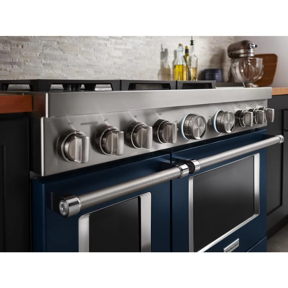 KFDC558JIB KitchenAid® 48'' Smart Commercial-Style Dual Fuel Range with Griddle - Image 6