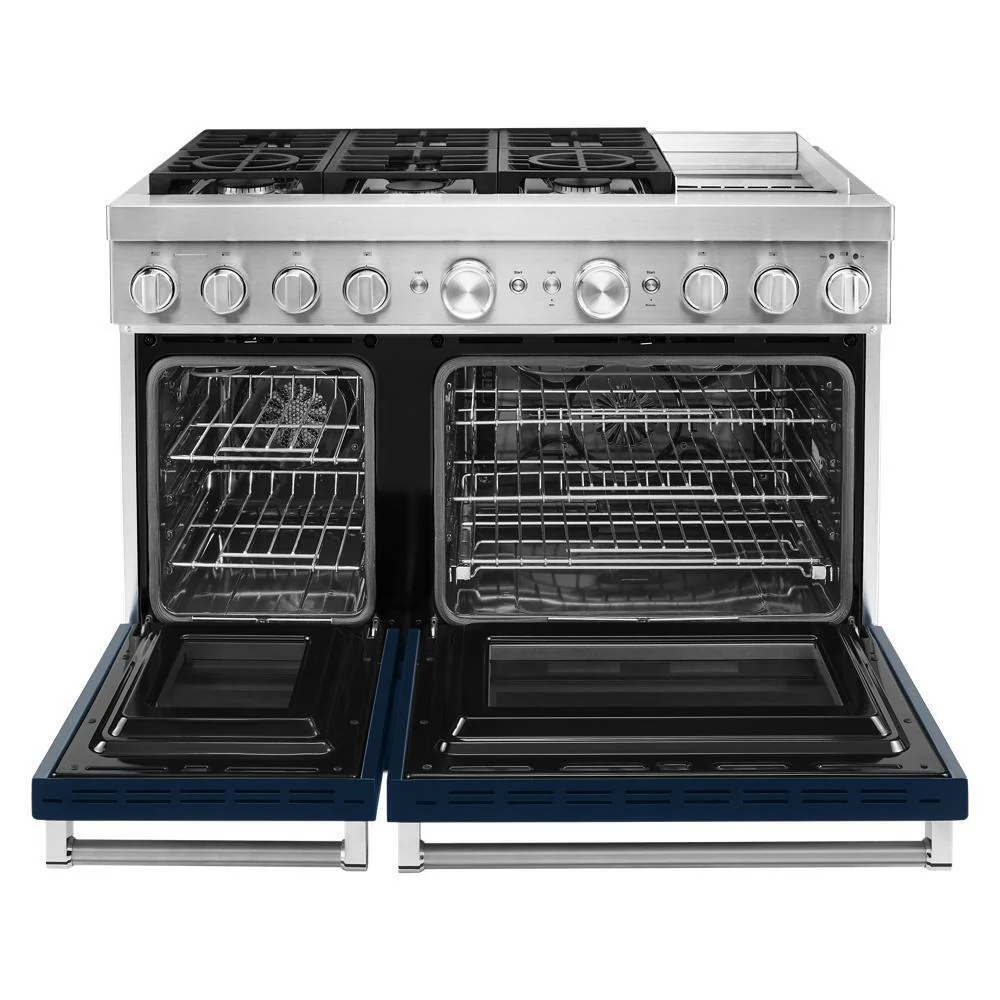 KFDC558JIB KitchenAid® 48'' Smart Commercial-Style Dual Fuel Range with Griddle - Image 9