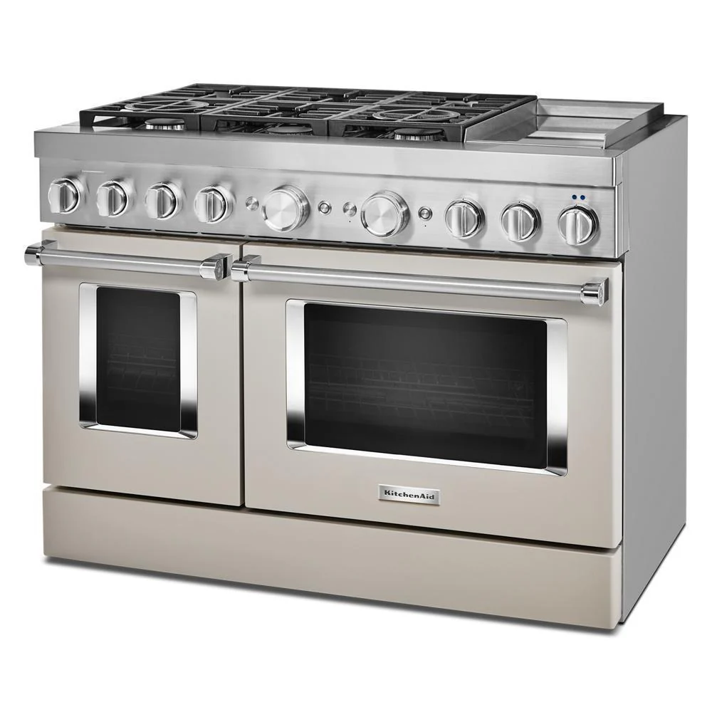 KFDC558JMH KitchenAid® 48'' Smart Commercial-Style Dual Fuel Range with Griddle - Image 4