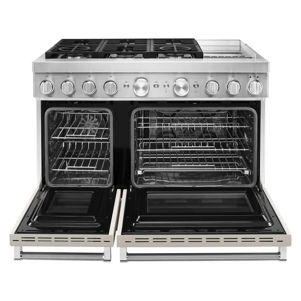 KFDC558JMH KitchenAid® 48'' Smart Commercial-Style Dual Fuel Range with Griddle - Image 8