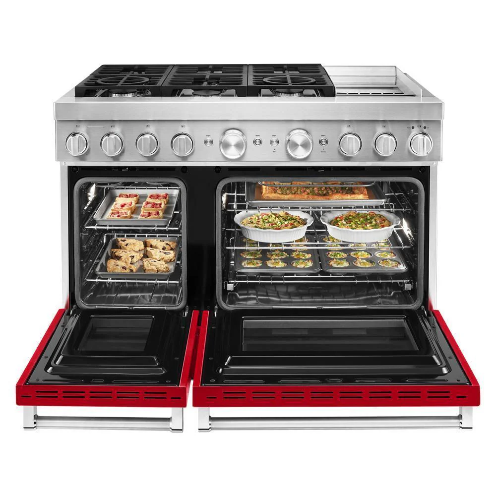 KFDC558JPA KitchenAid® 48'' Smart Commercial-Style Dual Fuel Range with Griddle - Image 8