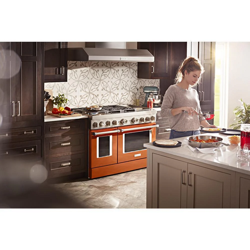 KFDC558JSC KitchenAid® 48'' Smart Commercial-Style Dual Fuel Range with Griddle - Image 14