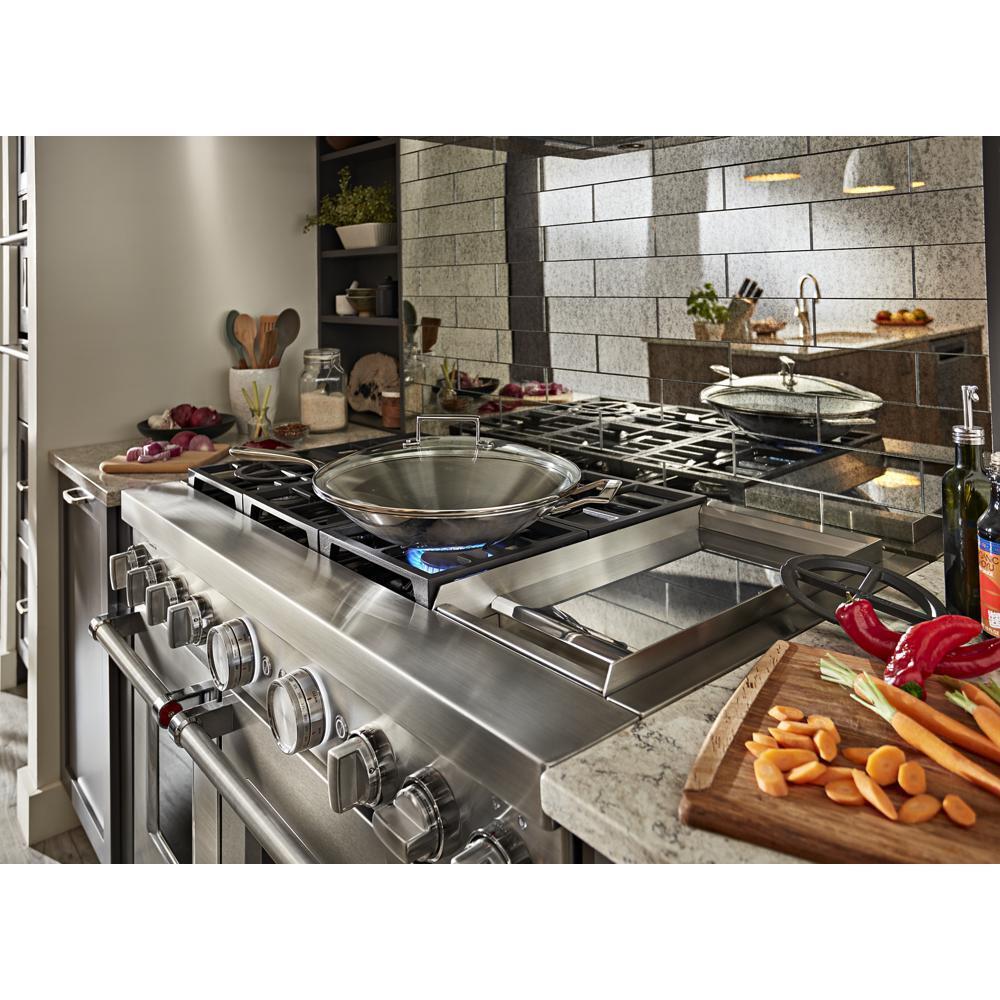 KFDC558JSS KitchenAid® 48'' Smart Commercial-Style Dual Fuel Range with Griddle - Image 10