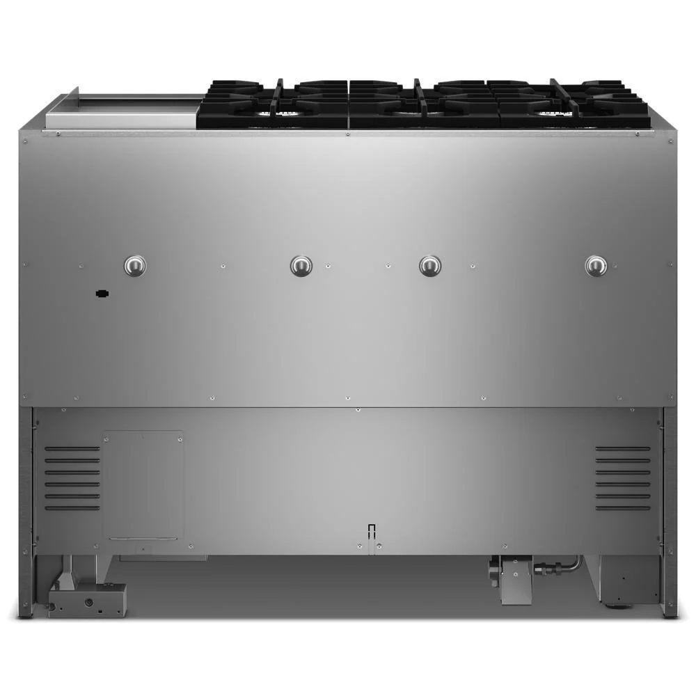 Kitchenaid KFDD948SWF 48-Inch 6 Burner Commercial-Style Dual Fuel Range with Griddle - Image 2