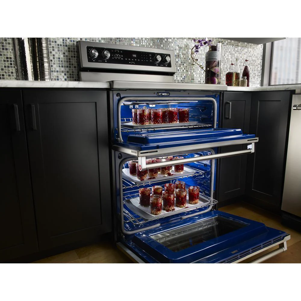 Kitchenaid KFED500ESS 30-Inch 5 Burner Electric Double Oven Convection Range - Image 5