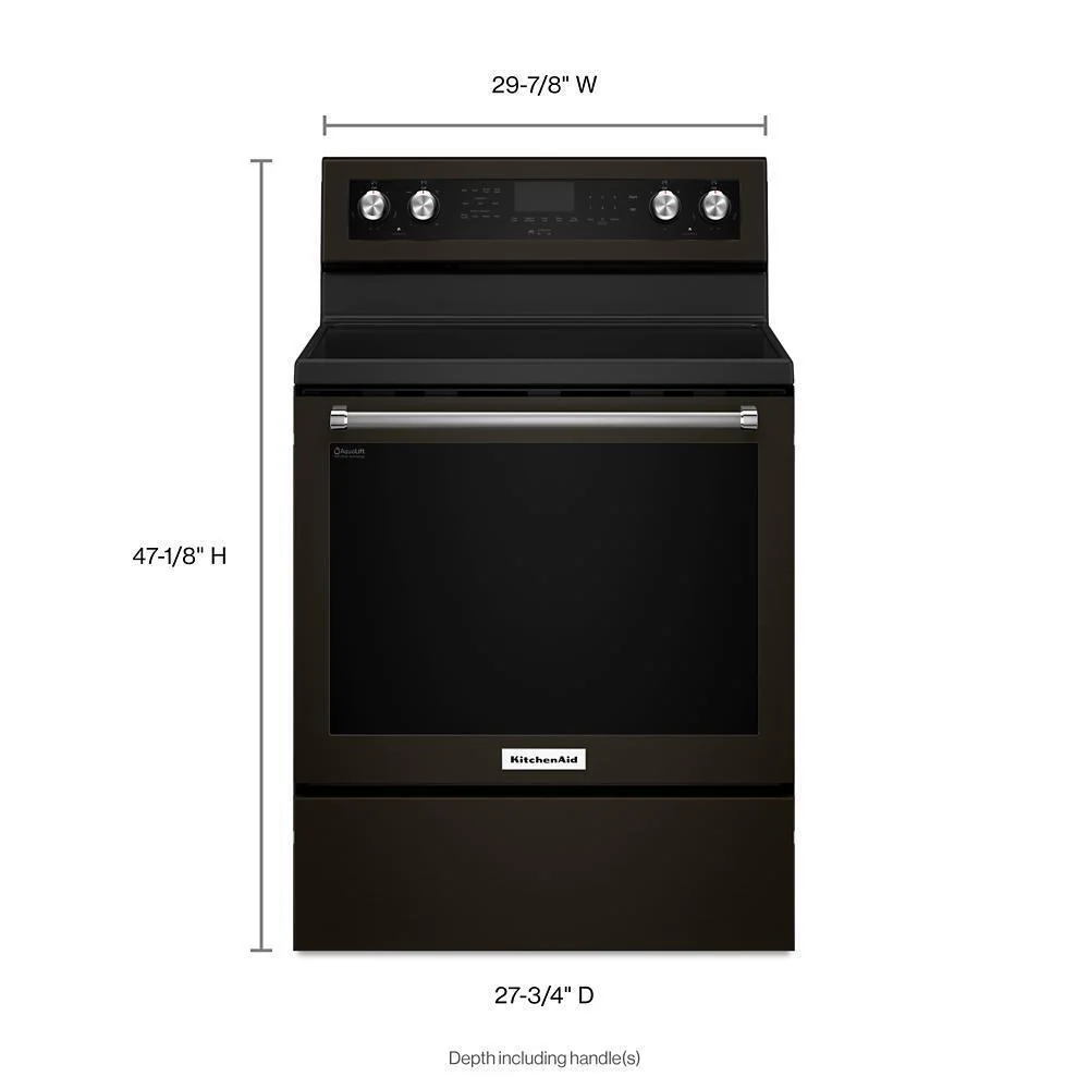Kitchenaid KFEG500EBS 30-Inch 5-Element Electric Convection Range - Image 4