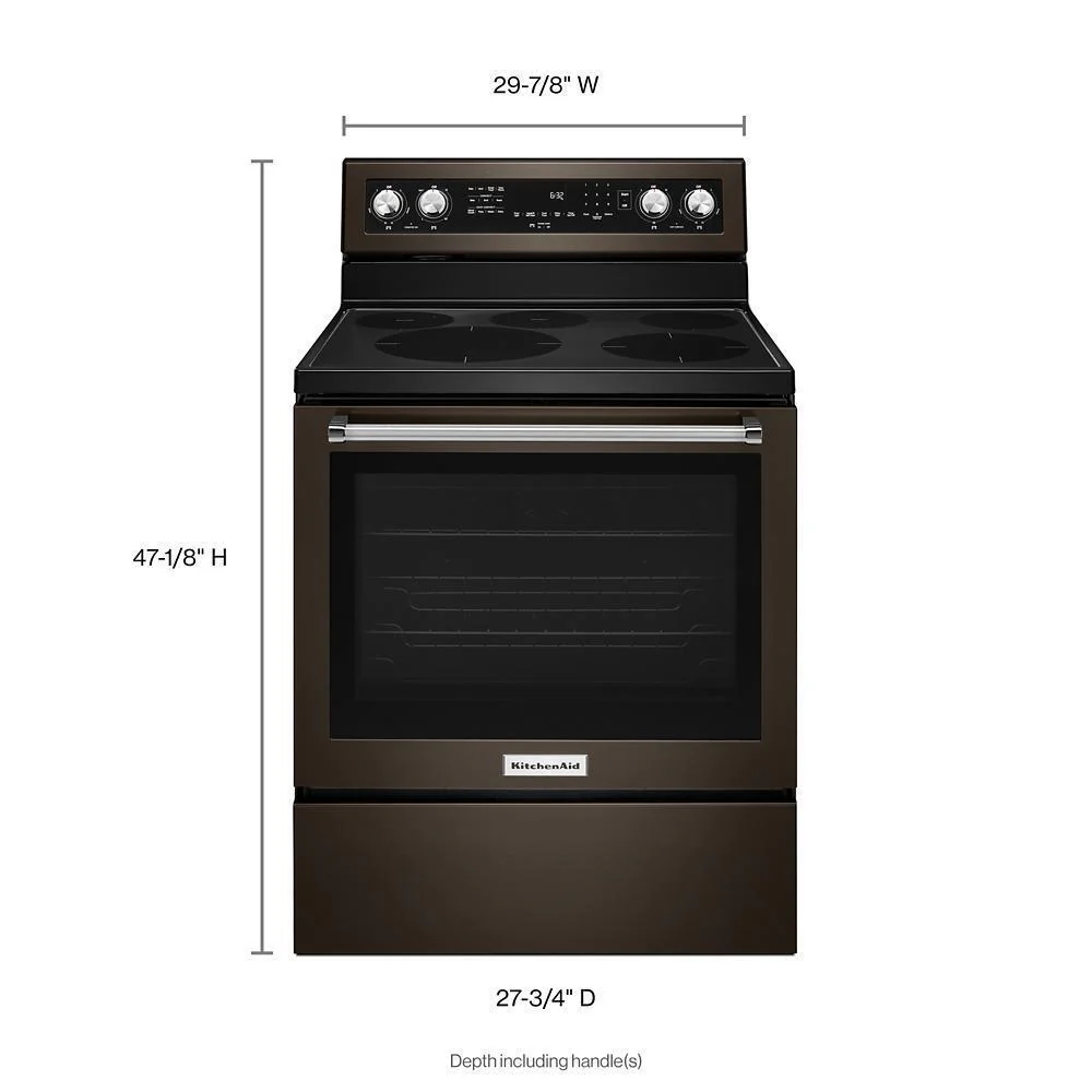 Kitchenaid KFEG500EBS 30-Inch 5-Element Electric Convection Range - Image 5
