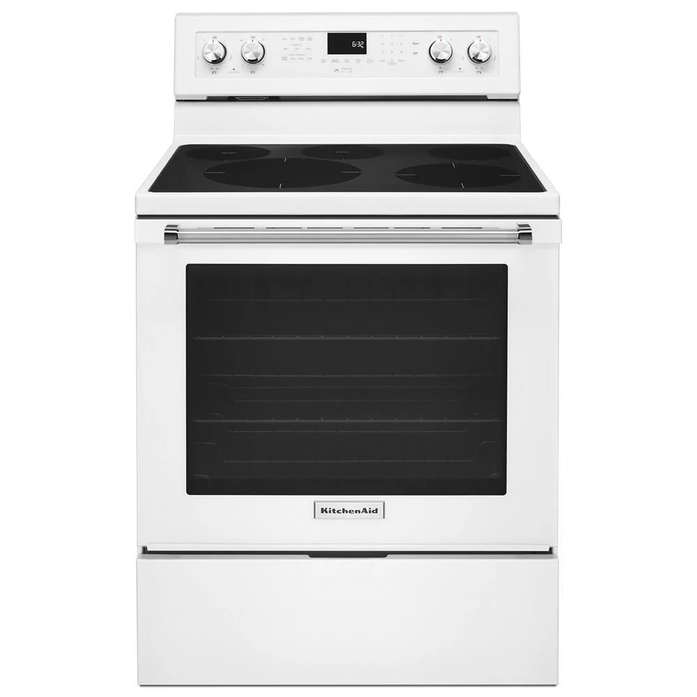 Kitchenaid KFEG500EWH 30-Inch 5-Element Electric Convection Range - Image 2