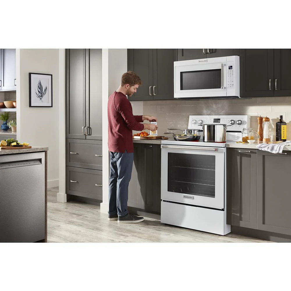 Kitchenaid KFEG500EWH 30-Inch 5-Element Electric Convection Range - Image 26