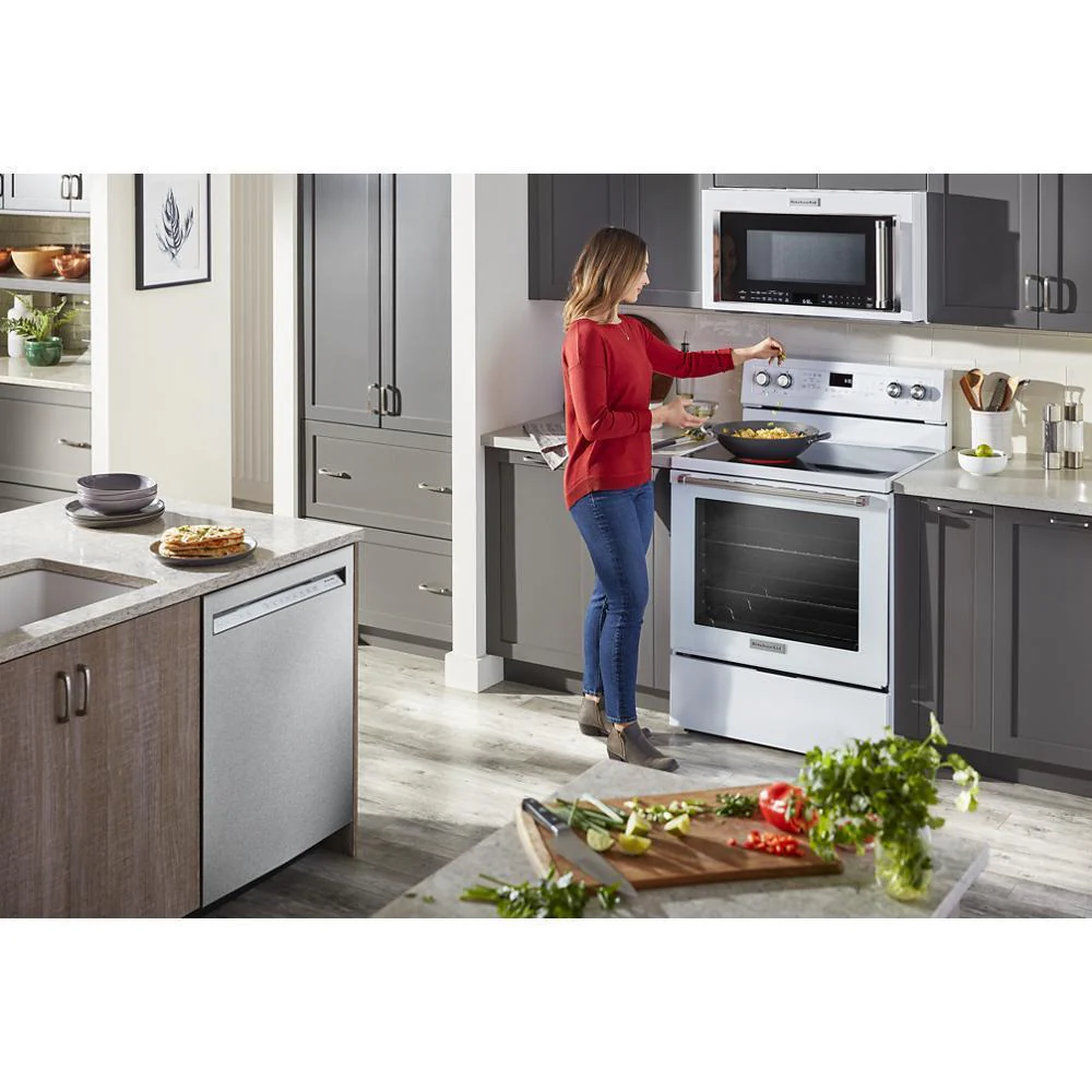 Kitchenaid KFEG500EWH 30-Inch 5-Element Electric Convection Range - Image 32