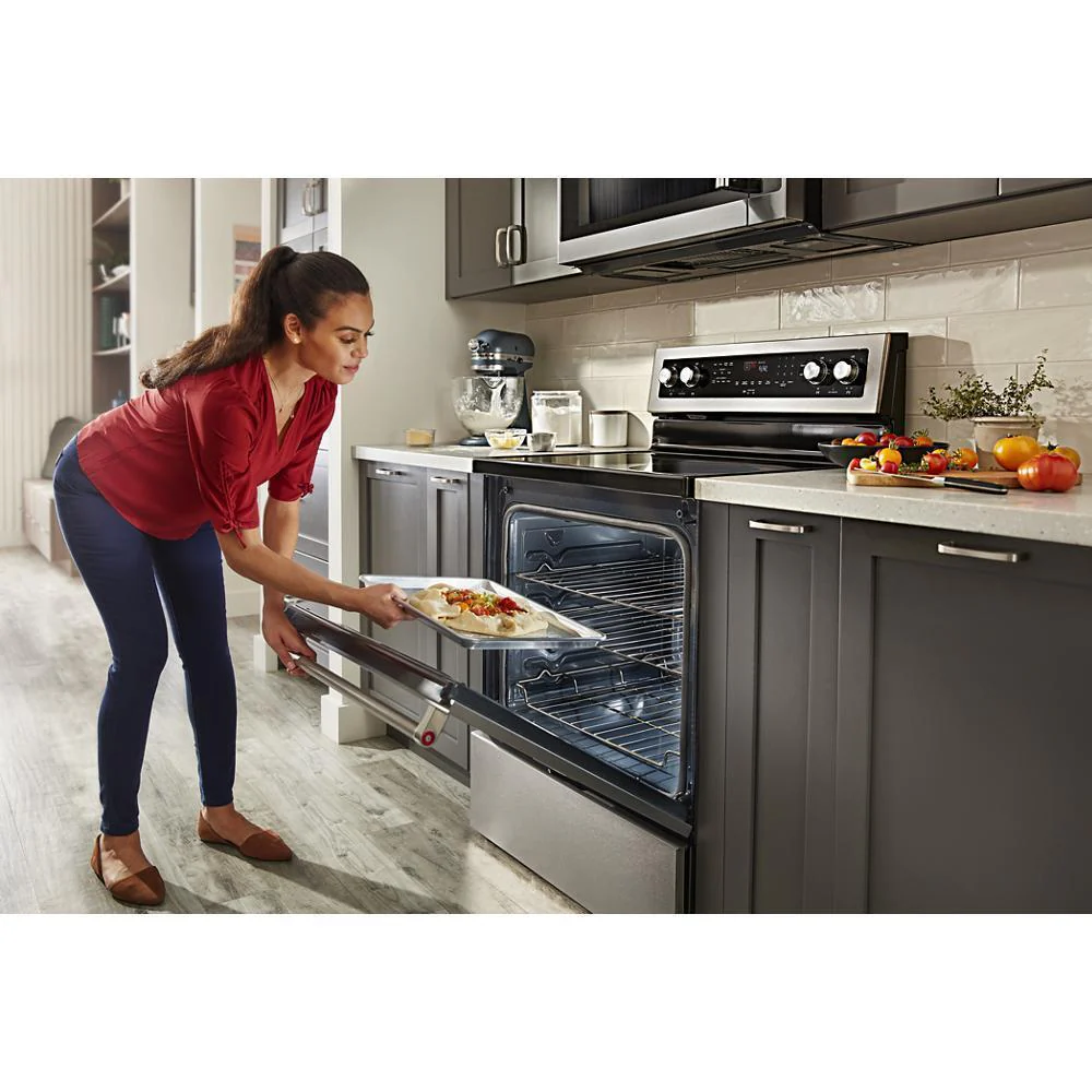 Kitchenaid KFEG504KPS 30-Inch 5 Element Electric Convection Range with PrintShield™ Finish - Image 17