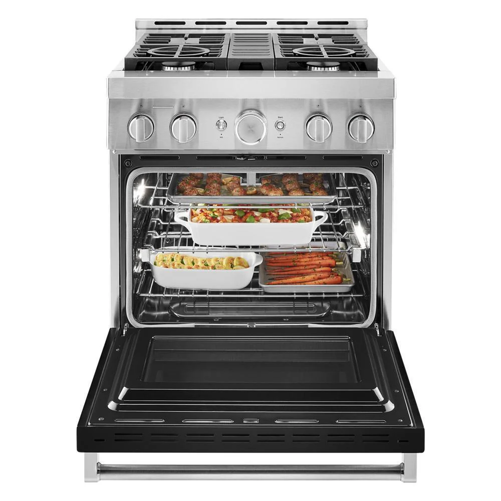 KFGC500JBK KitchenAid® 30'' Smart Commercial-Style Gas Range with 4 Burners - Image 8