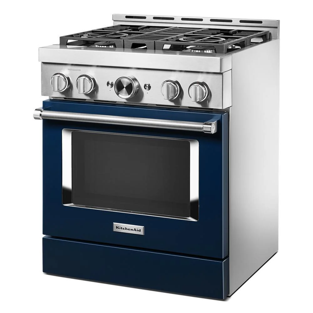 KFGC500JIB KitchenAid® 30'' Smart Commercial-Style Gas Range with 4 Burners - Image 4