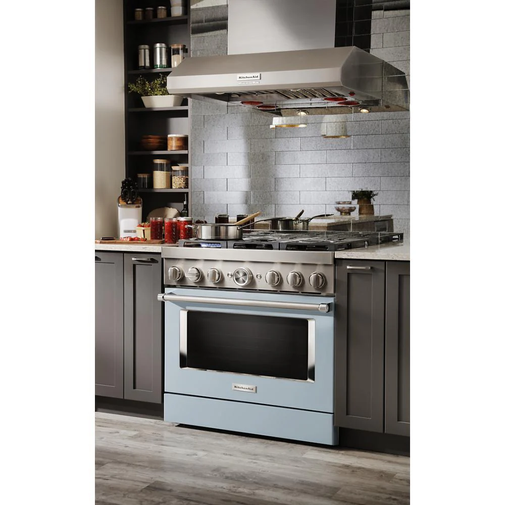 KFGC500JMB KitchenAid® 30'' Smart Commercial-Style Gas Range with 4 Burners - Image 15