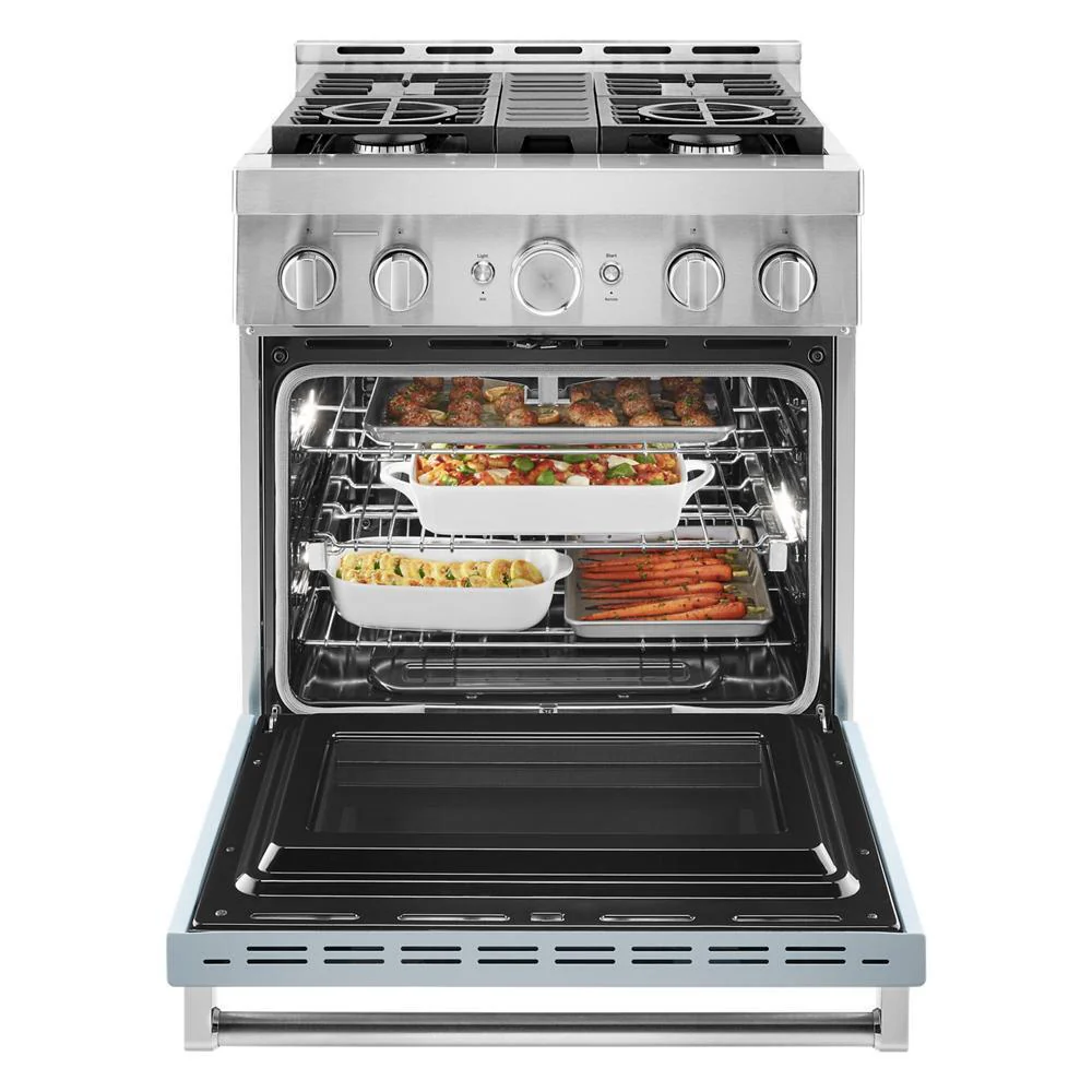 KFGC500JMB KitchenAid® 30'' Smart Commercial-Style Gas Range with 4 Burners - Image 8