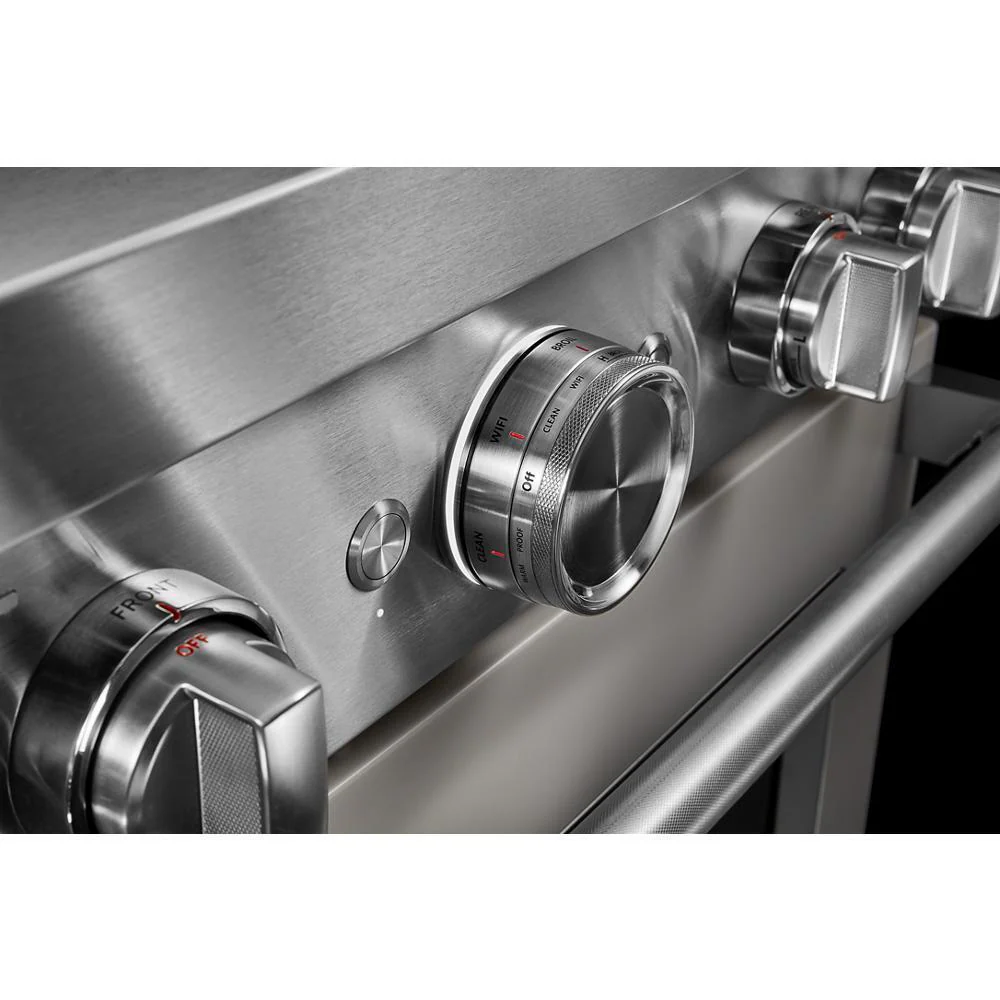 KFGC500JMH KitchenAid® 30'' Smart Commercial-Style Gas Range with 4 Burners - Image 6