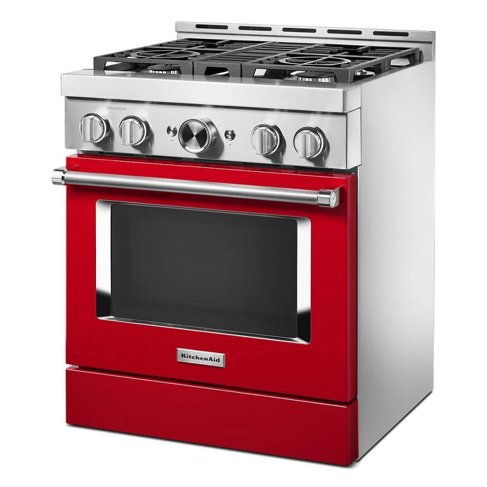 KFGC500JPA KitchenAid® 30'' Smart Commercial-Style Gas Range with 4 Burners - Image 3