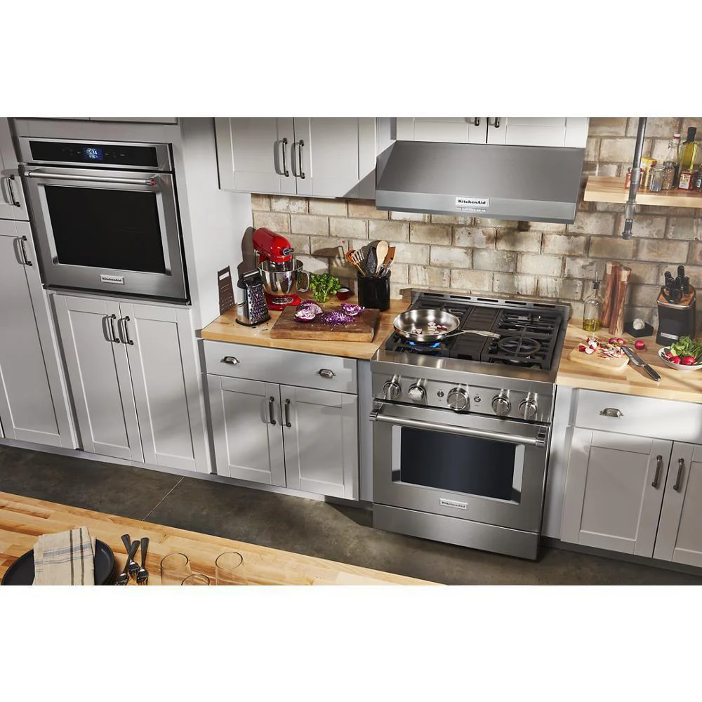 KFGC500JSS KitchenAid® 30'' Smart Commercial-Style Gas Range with 4 Burners - Image 14