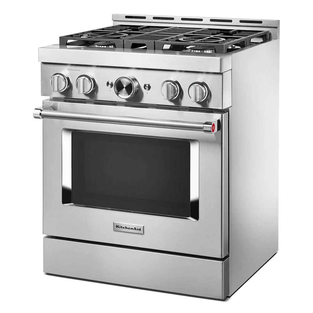 KFGC500JSS KitchenAid® 30'' Smart Commercial-Style Gas Range with 4 Burners - Image 4