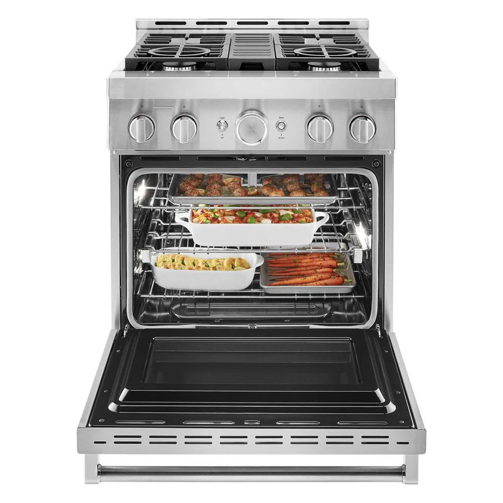 KFGC500JSS KitchenAid® 30'' Smart Commercial-Style Gas Range with 4 Burners - Image 8