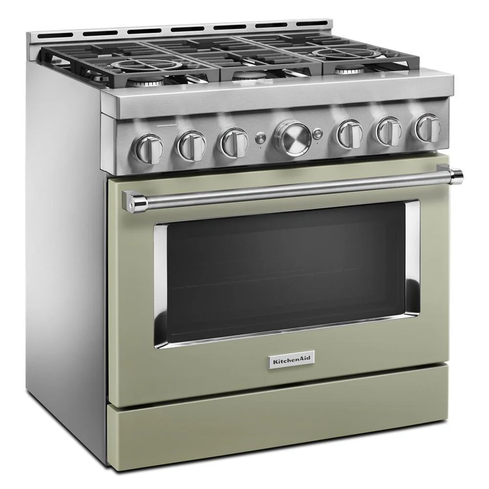 KFGC506JAV KitchenAid® 36'' Smart Commercial-Style Gas Range with 6 Burners - Image 5