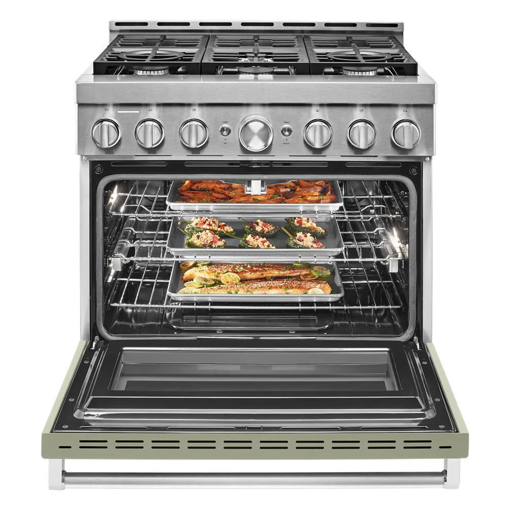 KFGC506JAV KitchenAid® 36'' Smart Commercial-Style Gas Range with 6 Burners - Image 8