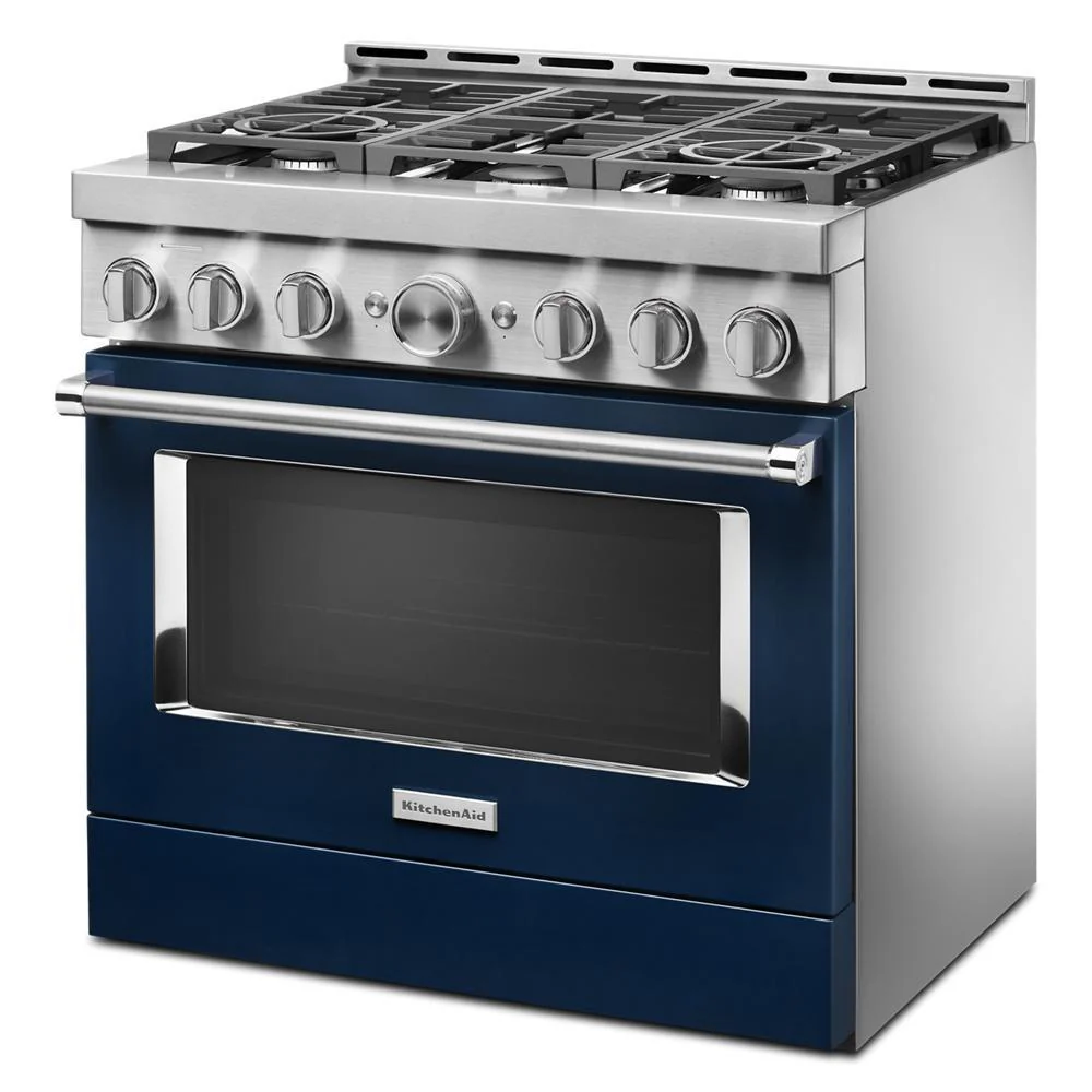 KFGC506JIB KitchenAid® 36'' Smart Commercial-Style Gas Range with 6 Burners - Image 3