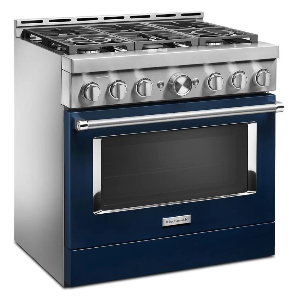 KFGC506JIB KitchenAid® 36'' Smart Commercial-Style Gas Range with 6 Burners - Image 4