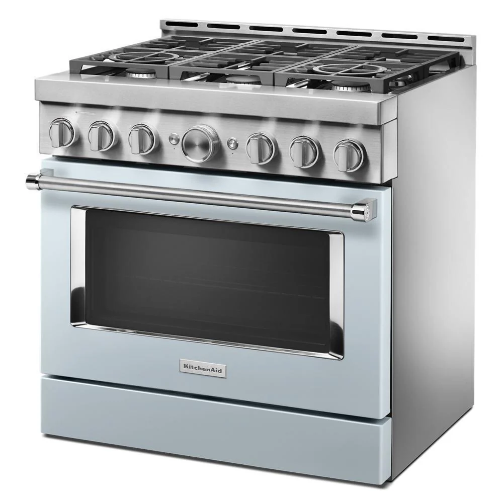 KFGC506JMB KitchenAid® 36'' Smart Commercial-Style Gas Range with 6 Burners - Image 3