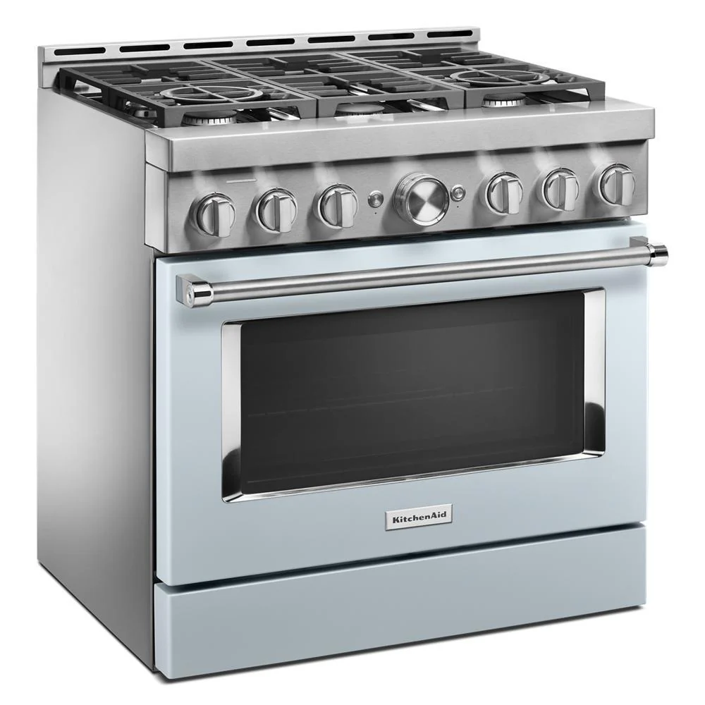 KFGC506JMB KitchenAid® 36'' Smart Commercial-Style Gas Range with 6 Burners - Image 4