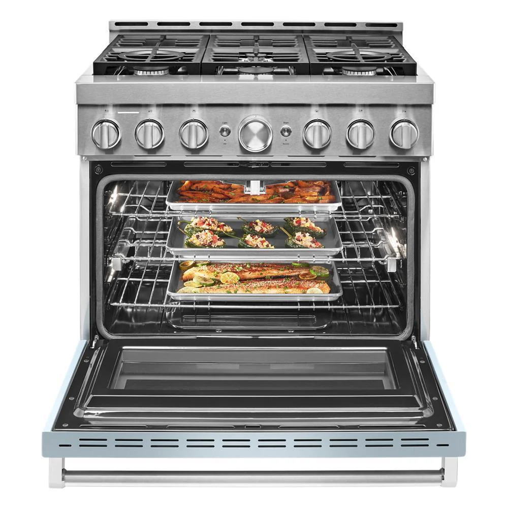 KFGC506JMB KitchenAid® 36'' Smart Commercial-Style Gas Range with 6 Burners - Image 8