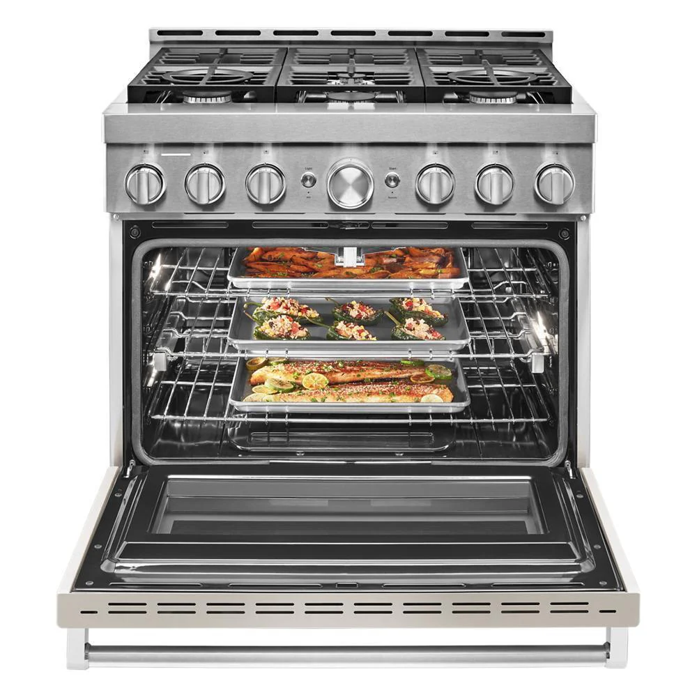 KFGC506JMH KitchenAid® 36'' Smart Commercial-Style Gas Range with 6 Burners - Image 8