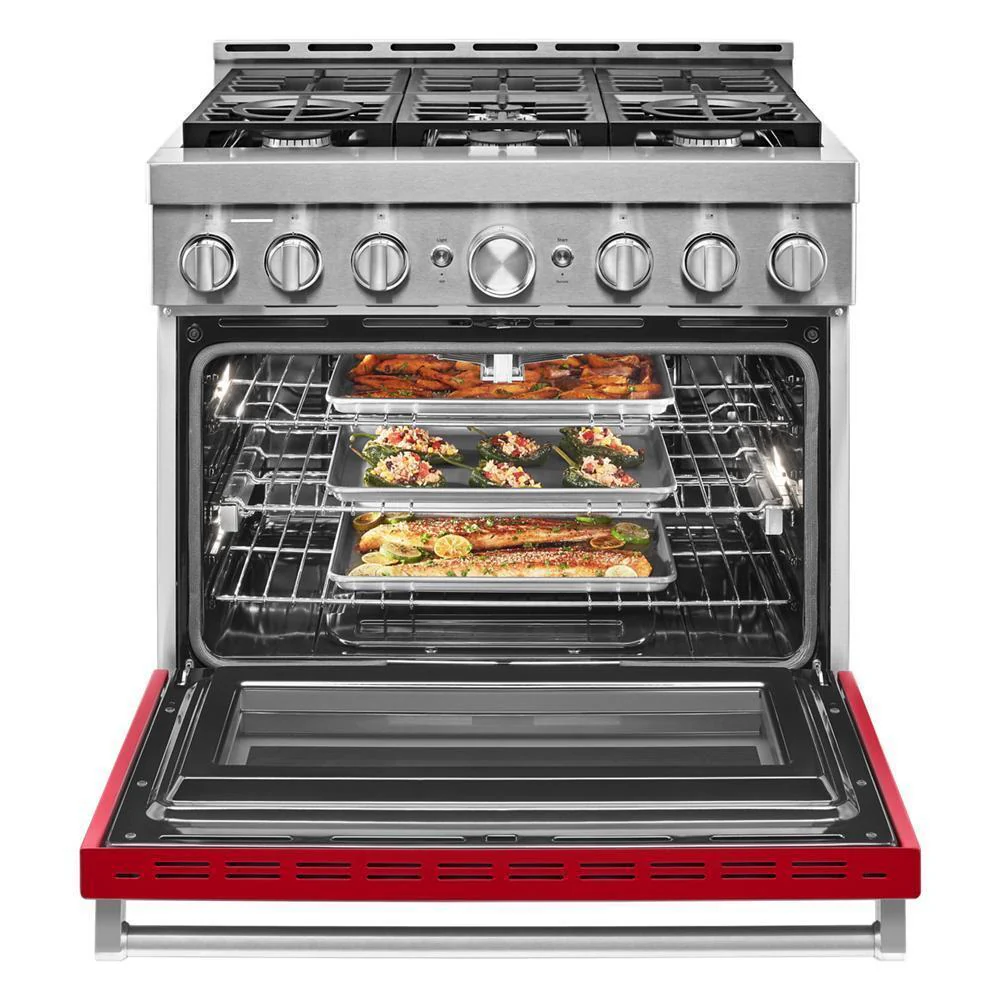KFGC506JPA KitchenAid® 36'' Smart Commercial-Style Gas Range with 6 Burners - Image 9