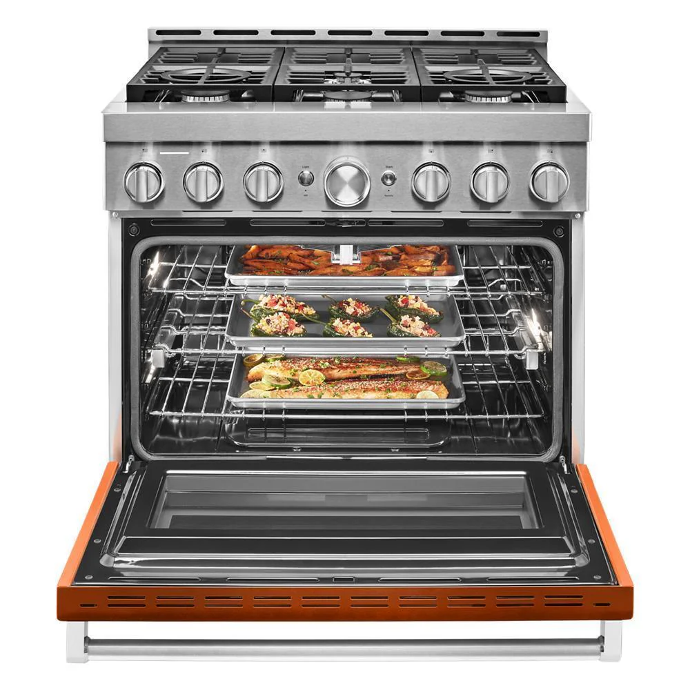 KFGC506JSC KitchenAid® 36'' Smart Commercial-Style Gas Range with 6 Burners - Image 8