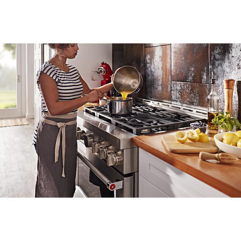 KFGC506JSS KitchenAid® 36'' Smart Commercial-Style Gas Range with 6 Burners - Image 10