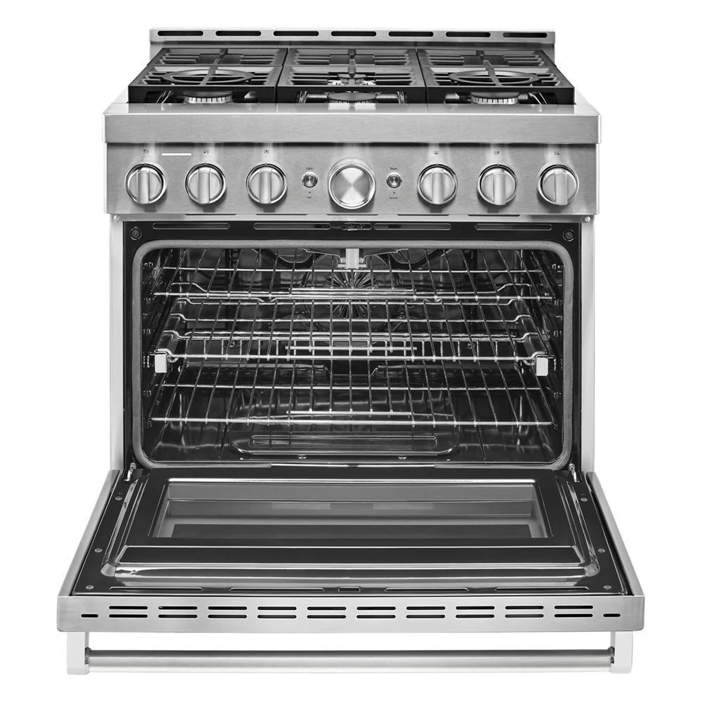 KFGC506JSS KitchenAid® 36'' Smart Commercial-Style Gas Range with 6 Burners - Image 7
