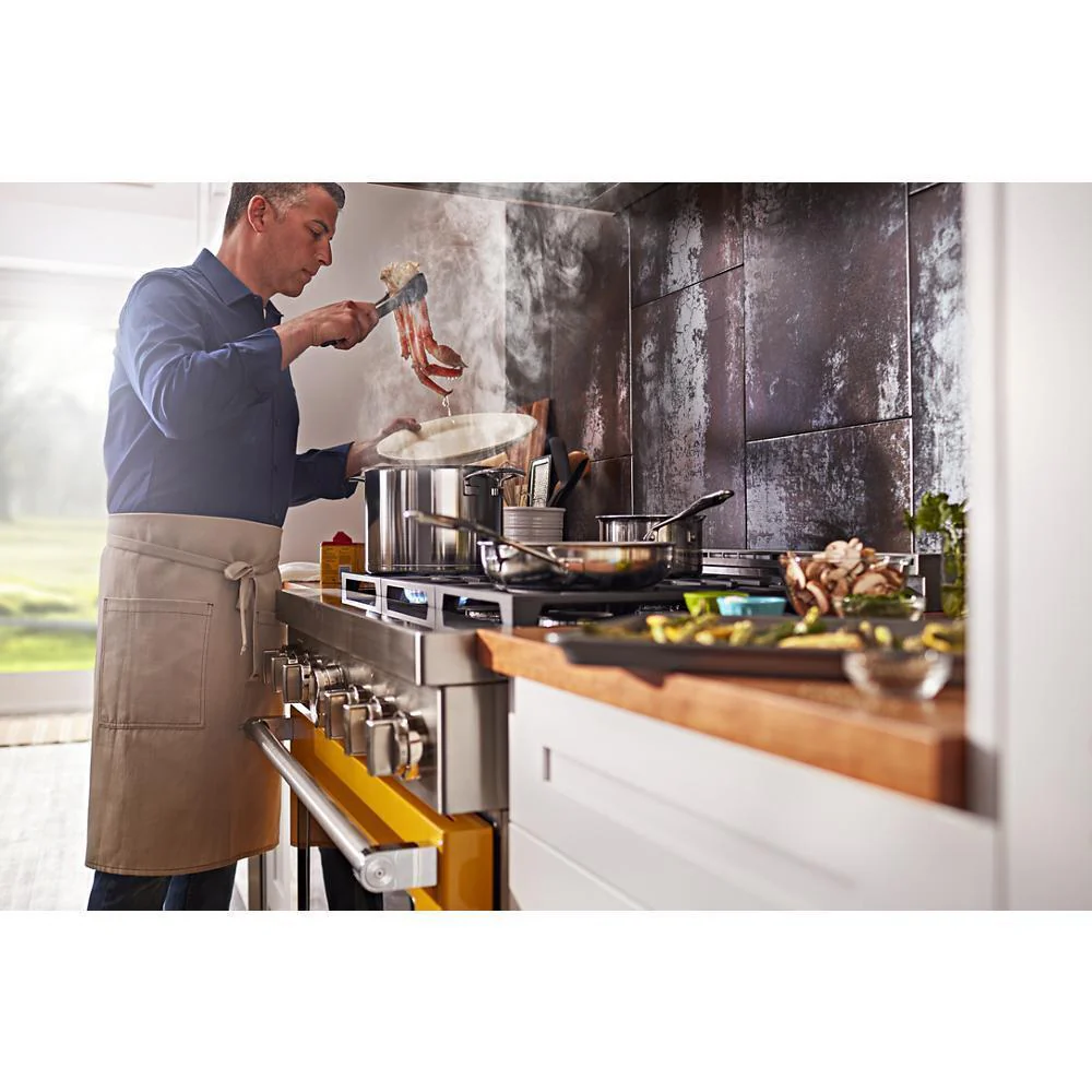 KFGC506JYP KitchenAid® 36'' Smart Commercial-Style Gas Range with 6 Burners - Image 12