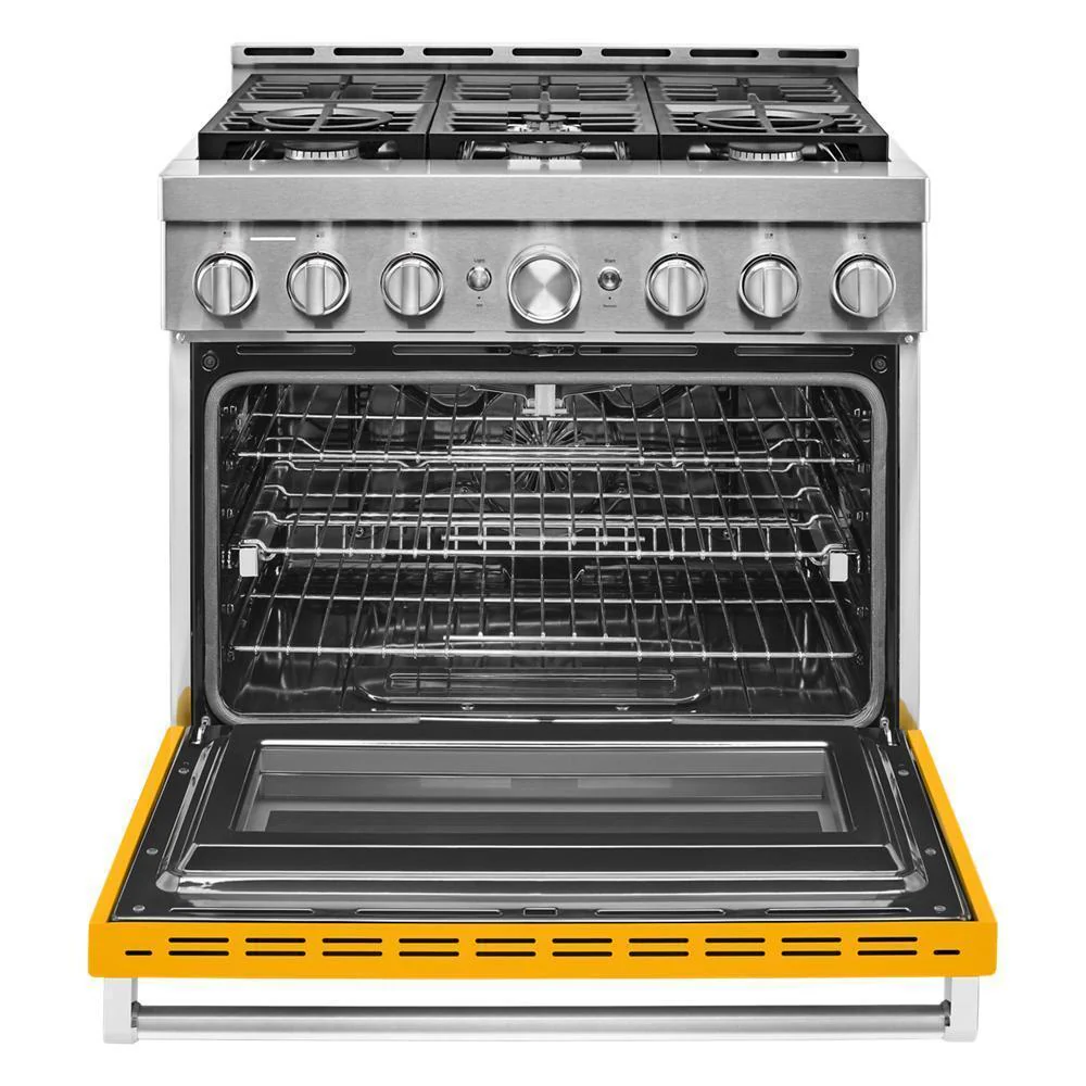 KFGC506JYP KitchenAid® 36'' Smart Commercial-Style Gas Range with 6 Burners - Image 7