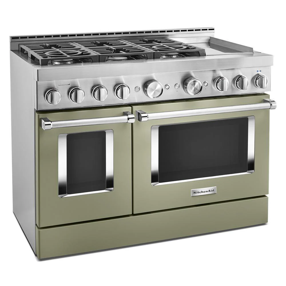 KFGC558JAV KitchenAid® 48'' Smart Commercial-Style Gas Range with Griddle - Image 5