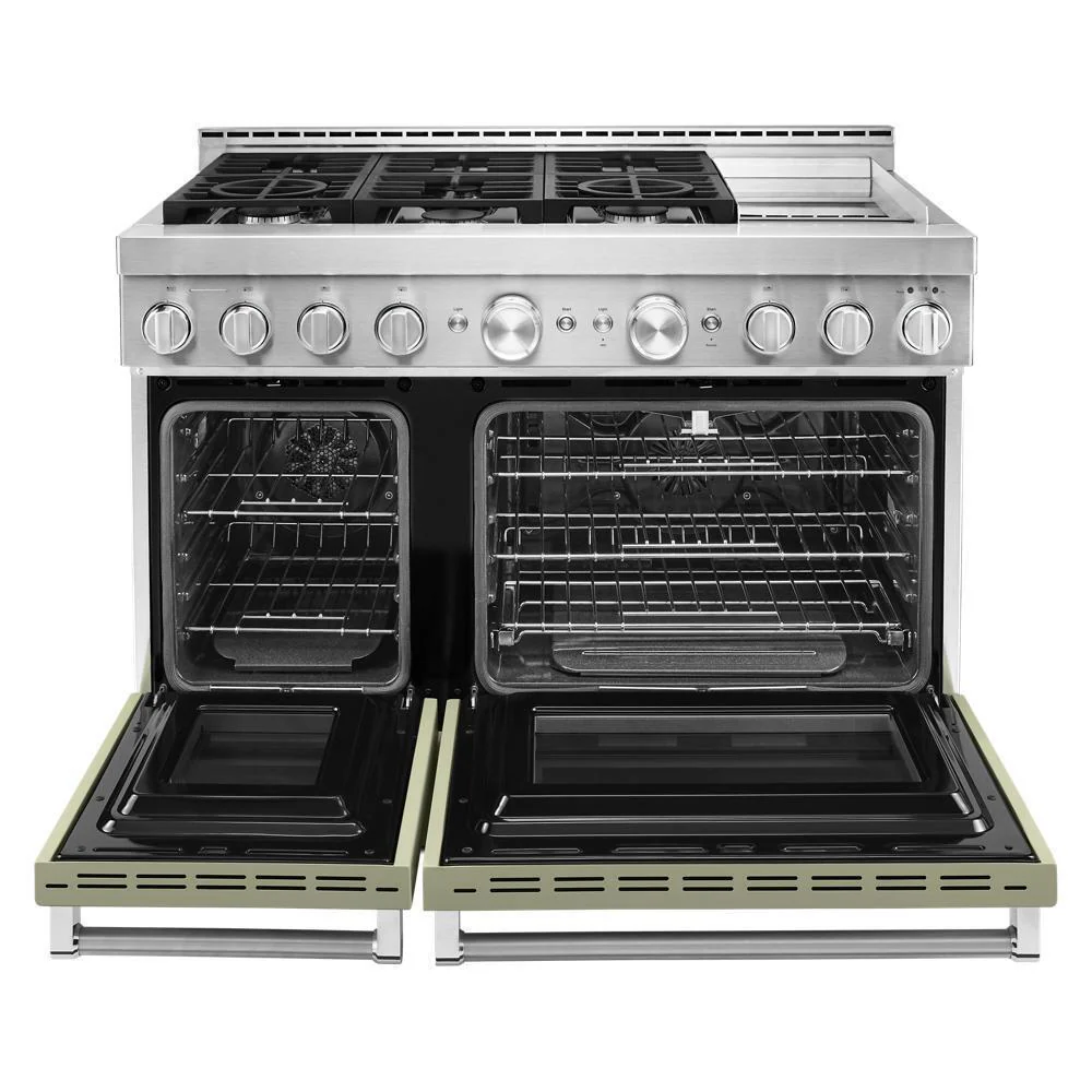 KFGC558JAV KitchenAid® 48'' Smart Commercial-Style Gas Range with Griddle - Image 8
