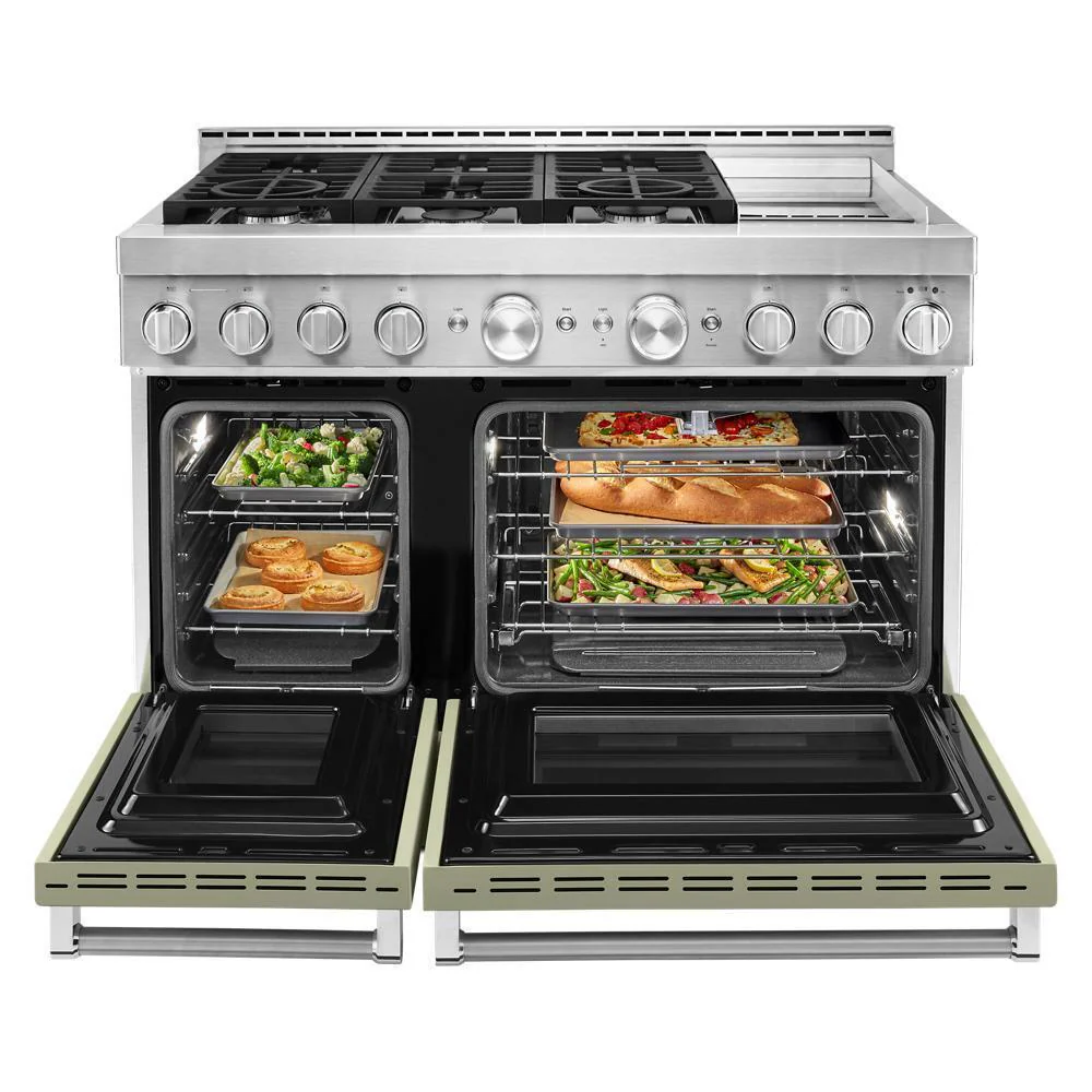 KFGC558JAV KitchenAid® 48'' Smart Commercial-Style Gas Range with Griddle - Image 9
