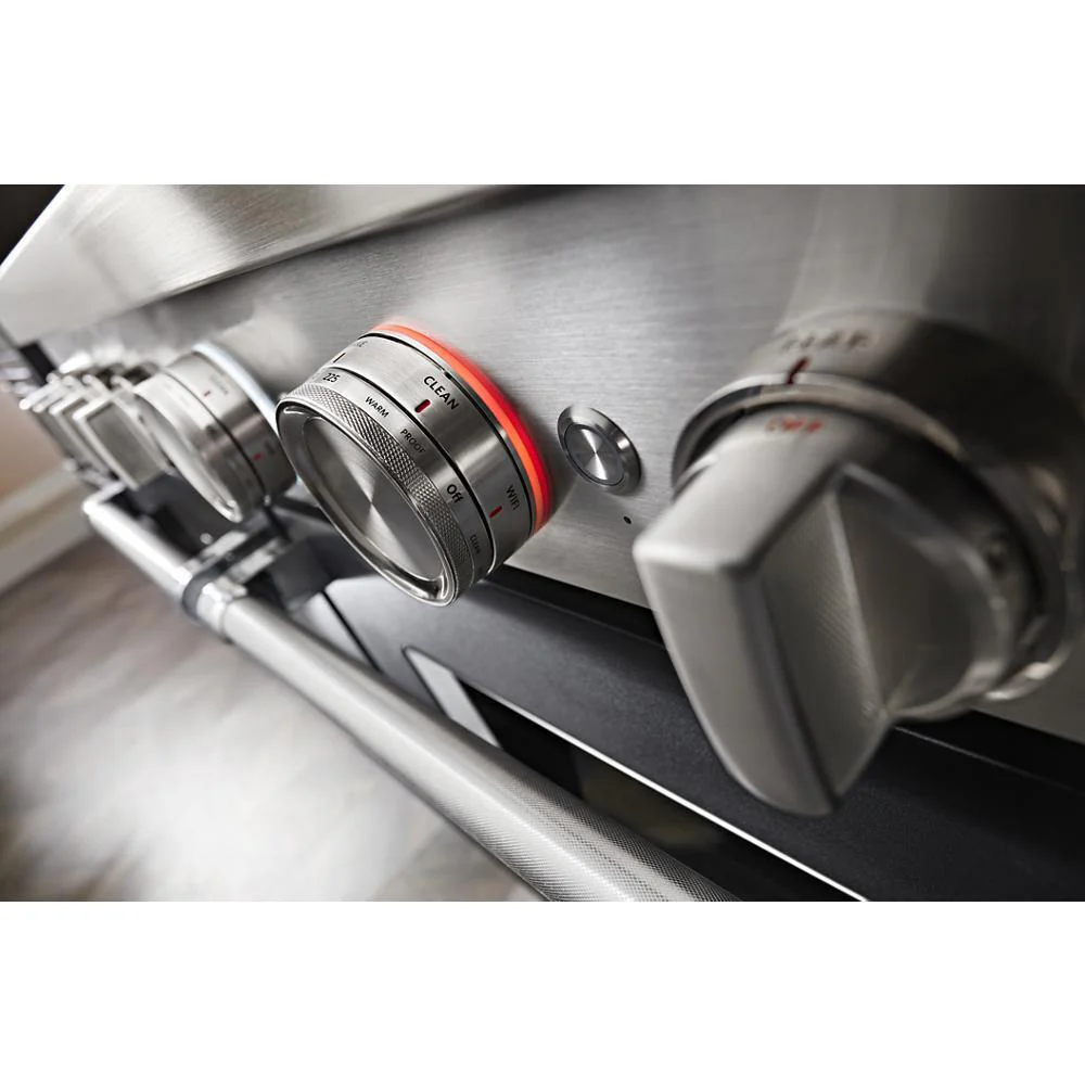 KFGC558JBK KitchenAid® 48'' Smart Commercial-Style Gas Range with Griddle - Image 6