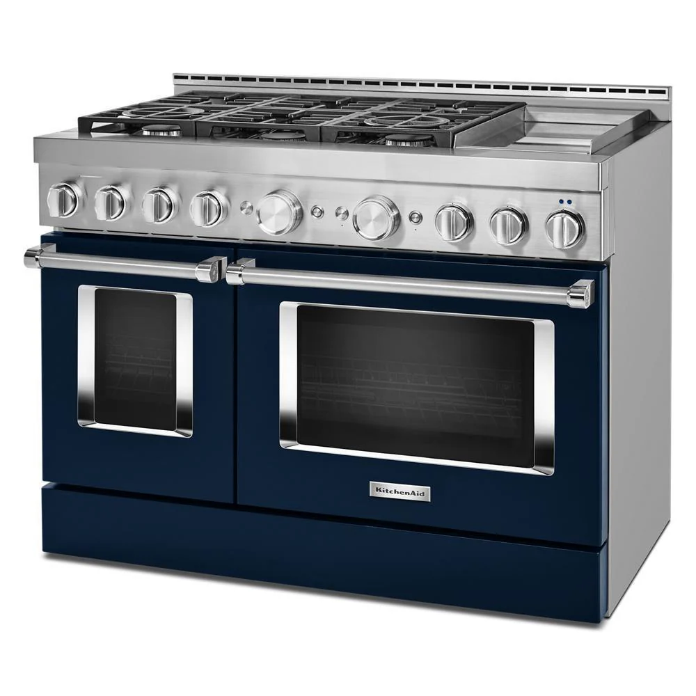 KFGC558JIB KitchenAid® 48'' Smart Commercial-Style Gas Range with Griddle - Image 4