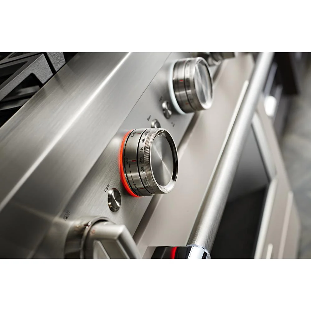 KFGC558JMH KitchenAid® 48'' Smart Commercial-Style Gas Range with Griddle - Image 6