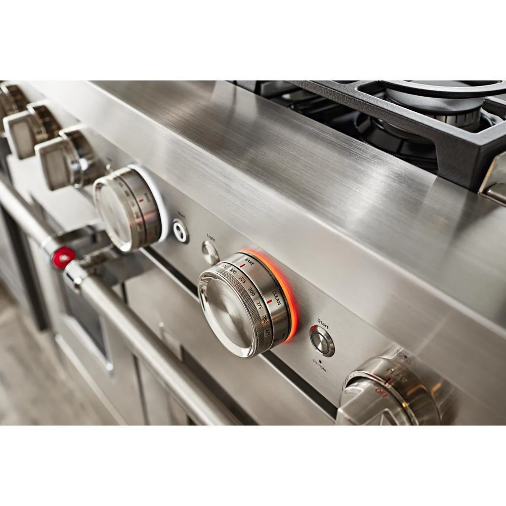 KFGC558JSS KitchenAid® 48'' Smart Commercial-Style Gas Range with Griddle - Image 7