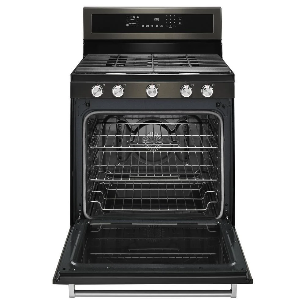 Kitchenaid KFGG500EBS 30-Inch 5-Burner Gas Convection Range - Image 14