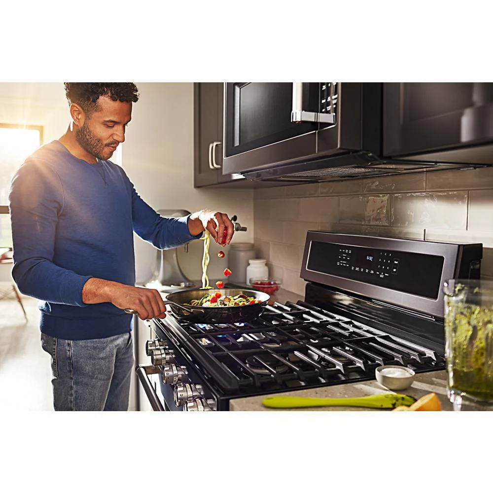 Kitchenaid KFGG500EBS 30-Inch 5-Burner Gas Convection Range - Image 28